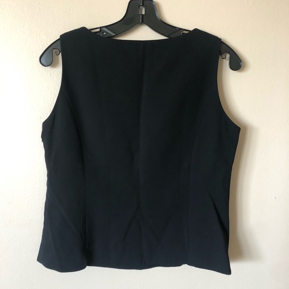 Talbots Black Shell Top - Picture 2 of 5
